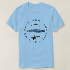 Camiseta Guardar mamíferos oceánicos