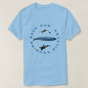 Camiseta Guardar mamíferos oceánicos