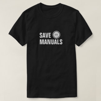 CAMISETA GUARDAR MANUALES DE CAMBIO ESTÁNDAR