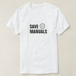CAMISETA GUARDAR MANUALES DE CAMBIO ESTÁNDAR