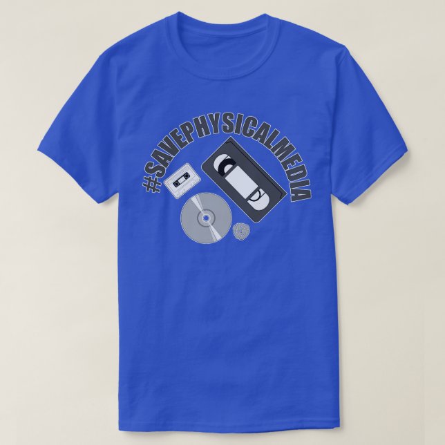 Camiseta Guardar medios físicos (Diseño del anverso)