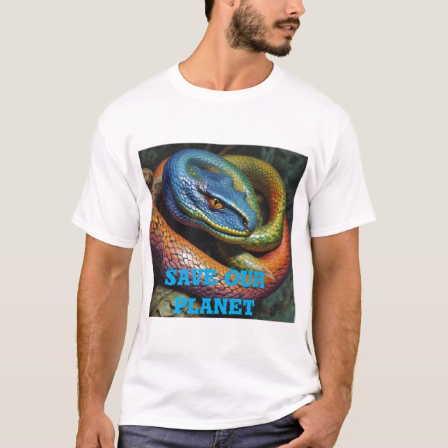 Camiseta Guardar nuestro planeta (Anverso)