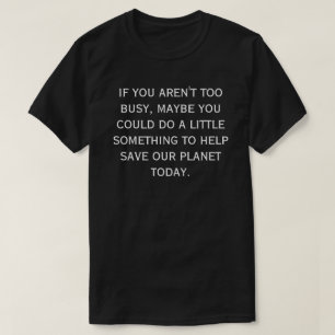 CAMISETA GUARDAR NUESTRO PLANETA -
