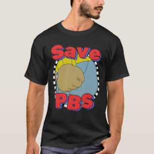 Camiseta Guardar PBS - Parodia de Arthur Meme con Puño Pers