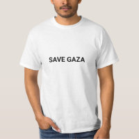 Guardar texto blanco personalizado de Gaza minimal