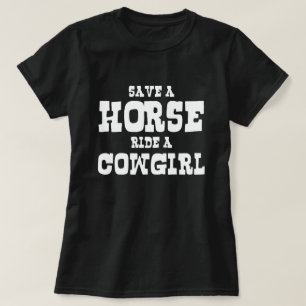 CAMISETA GUARDAR UN CABALLO EN UNA CHICA