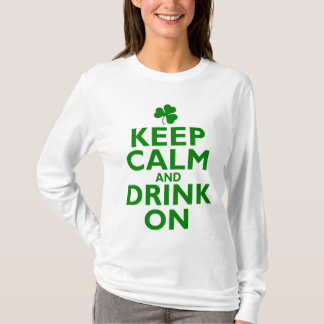 Camiseta Guarde el humor tranquilo del día del St Patricks