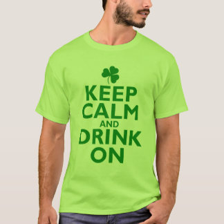 Camiseta Guarde el humor tranquilo del día del St Patricks