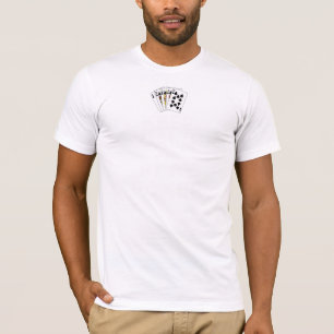 Camiseta Guarde el póker de la calma y del juego
