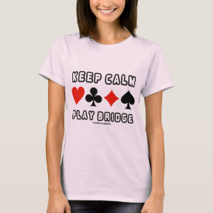 Camiseta Guarde el puente tranquilo del juego (cuatro