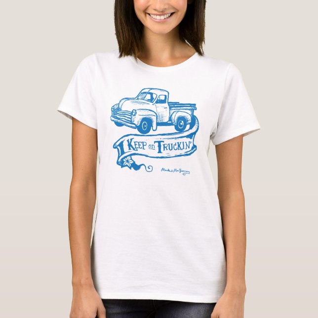 Camiseta Guarde en blueT del truckin'- (Anverso)
