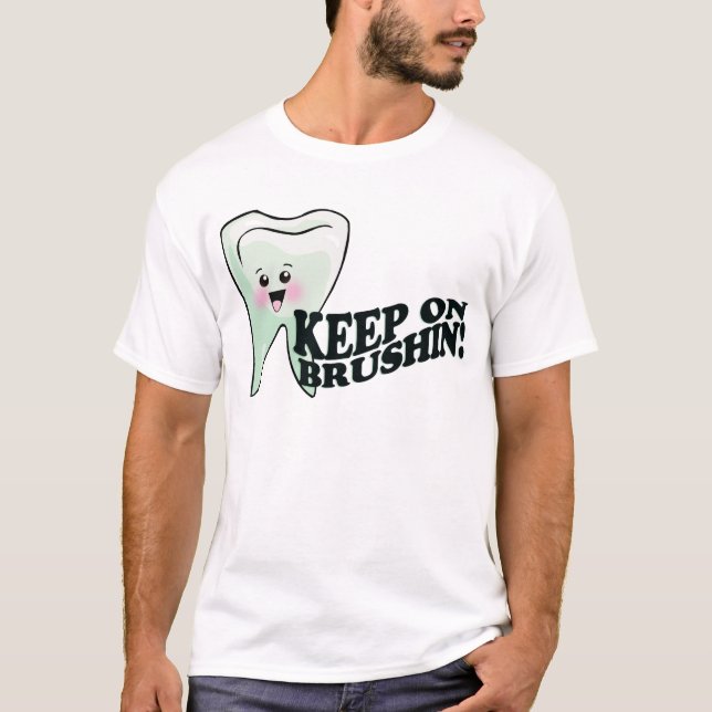 Camiseta ¡Guarde en el cepillado! (Anverso)