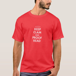Camiseta Guarde la almeja y corríjala