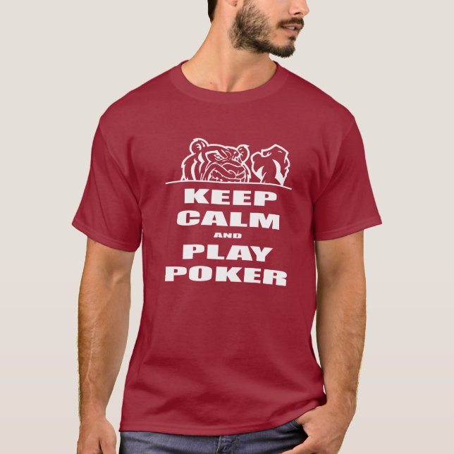 Camiseta GUARDE LA ALMEJA y el PÓKER del JUEGO (Anverso)