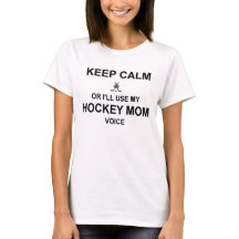 Guarde la calma - mamá del hockey