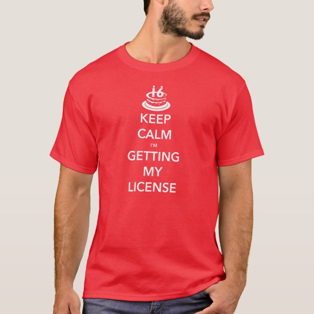 Camiseta Guarde la calma que estoy consiguiendo mi (Anverso)