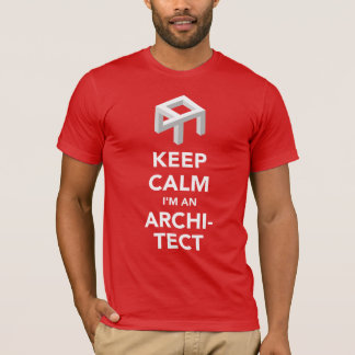 Camiseta Guarde la calma que soy arquitecto con la ilusión