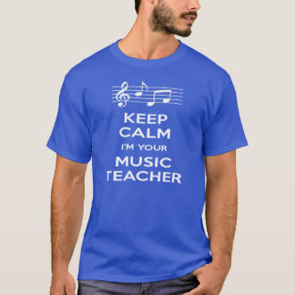 Camiseta Guarde la calma que soy su profesor de música