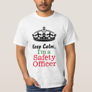Camiseta Guarde la calma. Soy oficial de seguridad