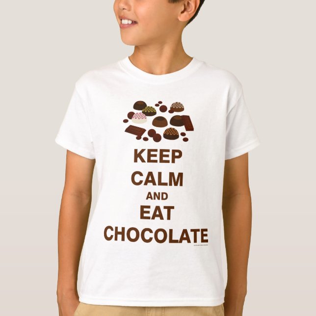 Camiseta Guarde la calma y (Anverso)