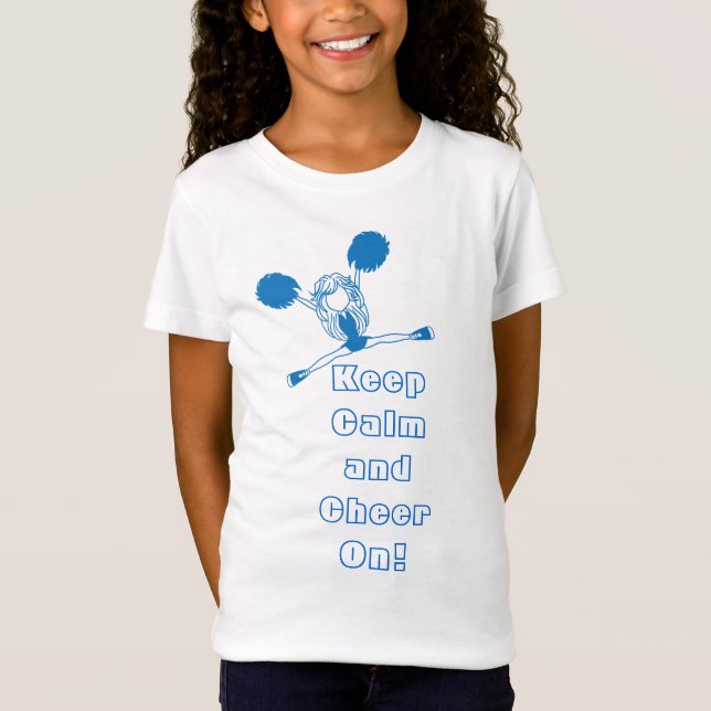 Camiseta Guarde la calma y anime encendido - a la animadora (Anverso)