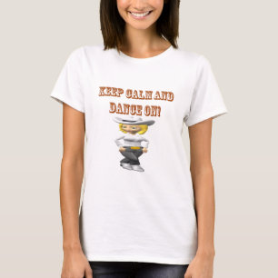 Camiseta Guarde la calma y baile encendido
