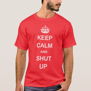 CAMISETA GUARDE LA CALMA Y CIERRE PARA ARRIBA