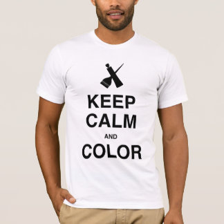 CAMISETA ¡GUARDE LA CALMA Y COLORÉELA!