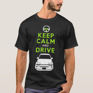 Camiseta Guarde la calma y conduzca - AE86- /version4