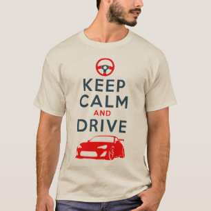 Camiseta Guarde la calma y conduzca - GT86- /version4