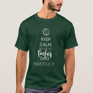 Camiseta Guarde la calma y deje al papá adoptivo manejarla