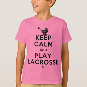 Camiseta Guarde la calma y el juego LaCrosse