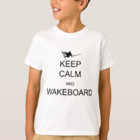 guarde la calma y el wakeboard