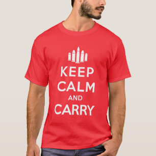 Camiseta Guarde la calma y lleve