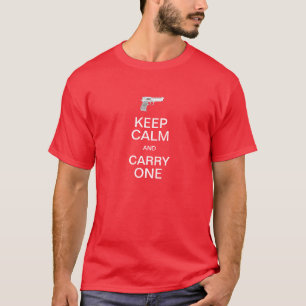 Camiseta Guarde la calma y lleve uno