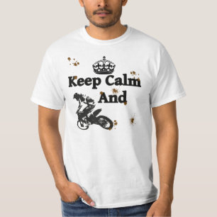 Camiseta Guarde la calma y monte - Dirtbikes