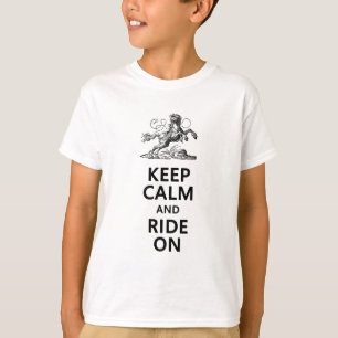 Camiseta Guarde la calma y monte encendido