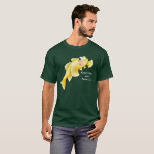Camiseta Guarde la calma y nade encendido