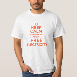 Camiseta Guarde la calma y pregúnteme acerca de AMBIT libr