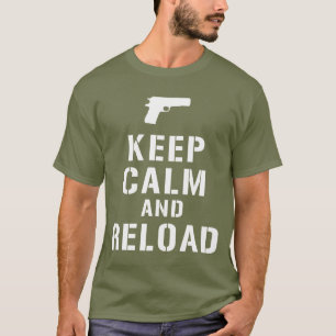 Camiseta Guarde la calma y recargúela