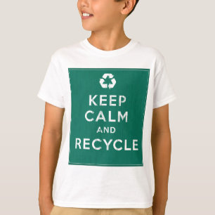 Camiseta Guarde la calma y recíclela