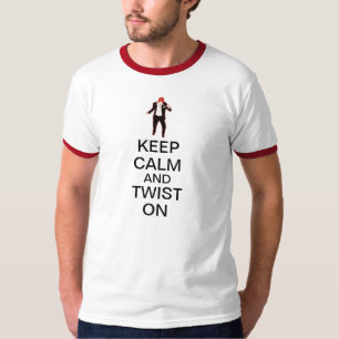 Camiseta Guarde la calma y tuerza encendido