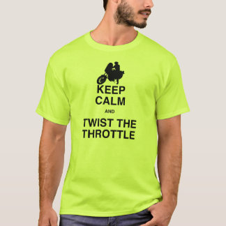 Camiseta Guarde la calma y tuerza la válvula reguladora -