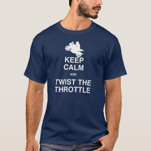 Camiseta Guarde la calma y tuerza la válvula reguladora -