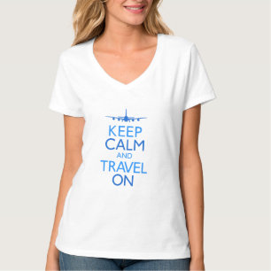 Camiseta Guarde la calma y viaje encendido