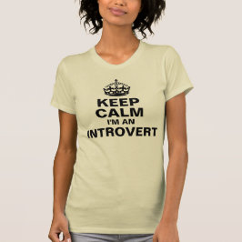 Camiseta Guarde la calma, yo son un introvertido