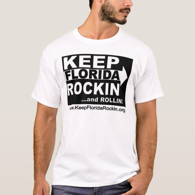 Camiseta Guarde la Florida Rockin y Rollin (Anverso)