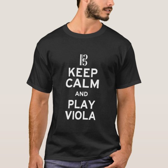 Camiseta Guarde la viola de la calma y del juego