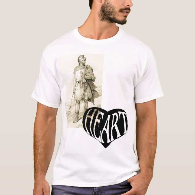 Camiseta Guarde su corazón (Anverso)