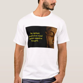 Camiseta Guarde su mente contra pensamientos negativos
